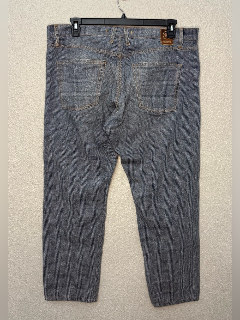 Agave Denimsmith | Rocker in Indigo Glen Plaid (Style 11-8041) Y2K | 40x31 - Picture 2 of 7